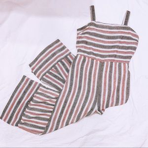 Womens stripped tank Jumpsuit romper
